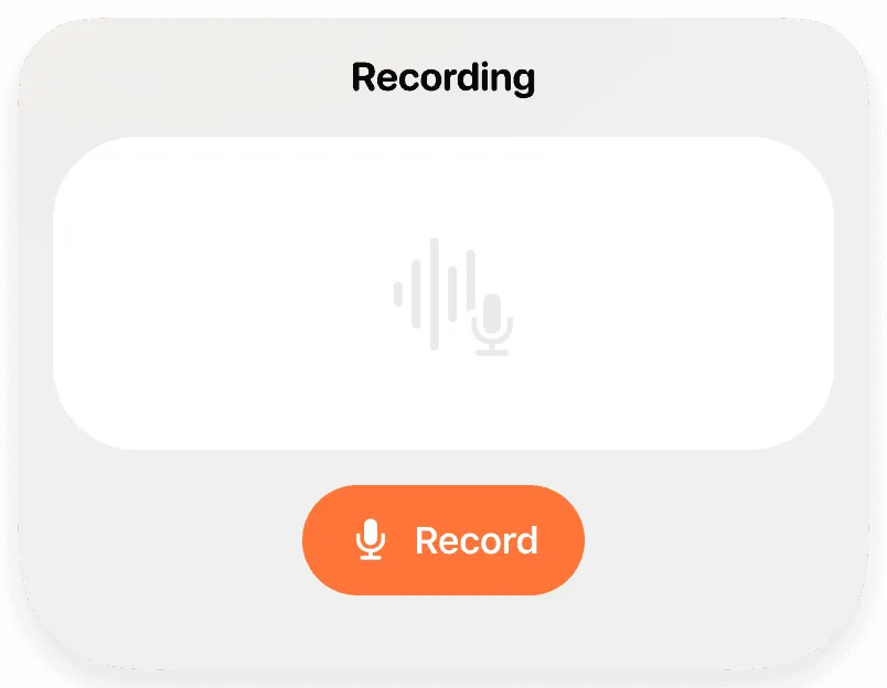 Record button